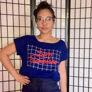 80's style San Francisco tee